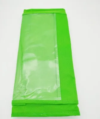 Green Двухсторонняя шестислойная подвесная сумка-Органайзер для шкафа пыли сумка для хранения в шкафу ясный без исключения Мешок для обуви с Сумка-вешалка - Цвет: Green