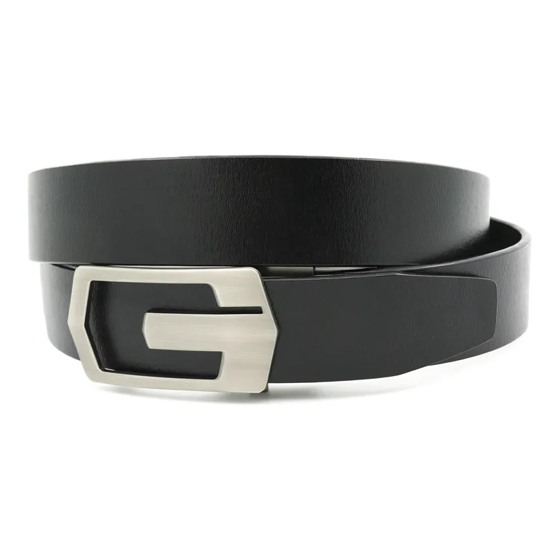 Мужской ремень из натуральной воловьей кожи с автоматической пряжкой |