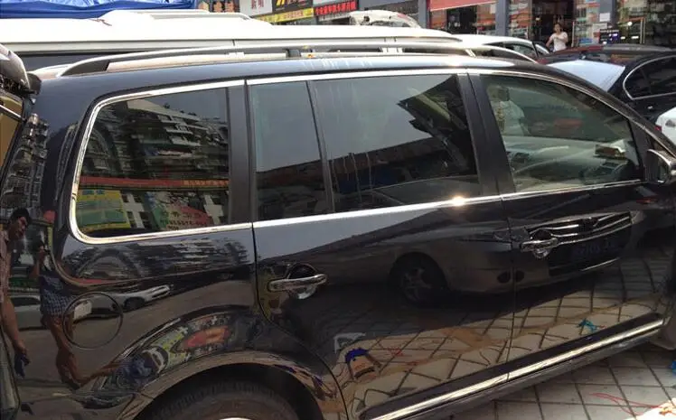 1 комплект обшивки окон из нержавеющей стали отделка кузова для Volkswagen Touran 2011
