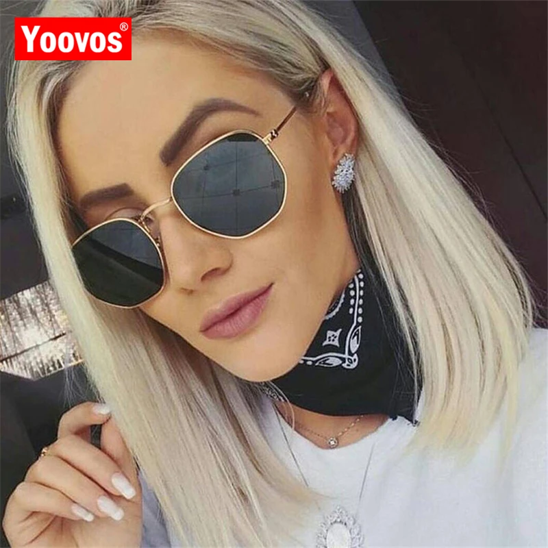 Солнцезащитные очки Yoovos зеркальные для мужчин и женщин брендовые дизайнерские в