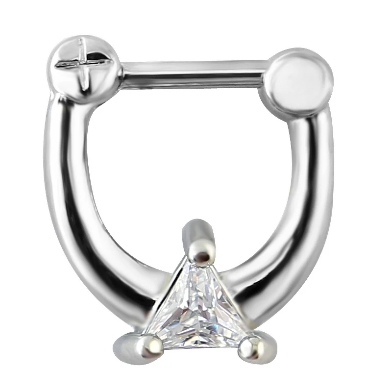 

Nose Hoop Rings Zirconia 16g Nose Ring Piercing Steel Septum Ring Clicker Septums Jewelry 18g Special Septum Jewellery for Women