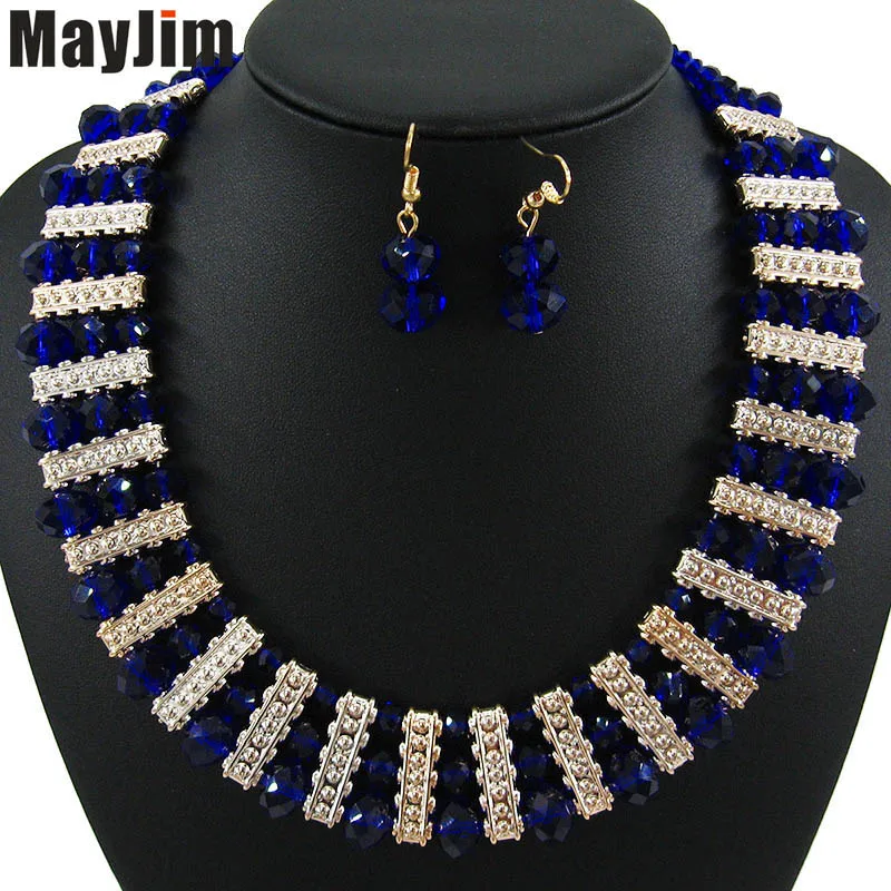 MayJim новые модные бусы для вечеринок винтажные цепи Ювелирные наборы роскошное