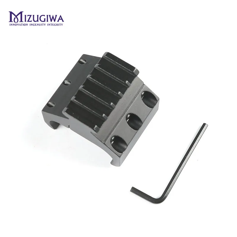 Tactical Hunting Swivel Converter 20mm Weaver Picatinny Adapter Rail Bipod Flashlight Mount Laser Sight for Double Tube Rifle | Спорт и