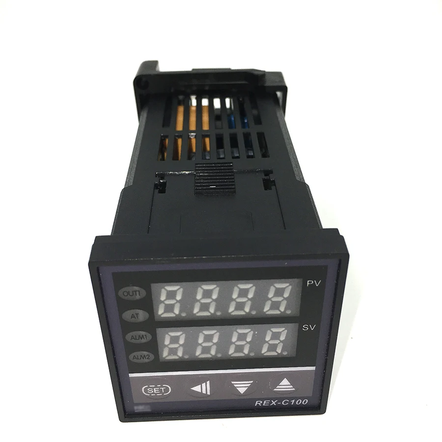 Новое поступление цифровой PID регулятор температуры Термостат REX C100 + Макс. 40A SSR