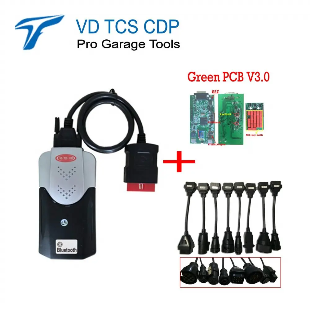 Рекомендуем! TCS CDP PRO PLUS bluetooth с 15R3/2016 00 OBD2 диагностических инструментов для