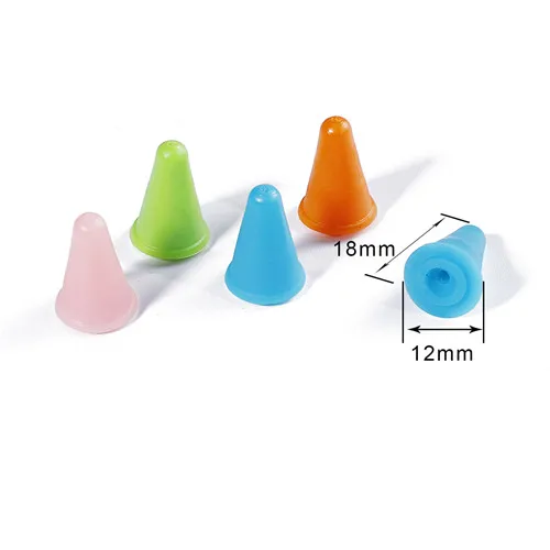 Small size 10 шт./пакет разноцветные Вязание игл указывает протекторы Кепки для игла Вязание прошитая вручную инструменты и аксессуары - Цвет: Small size
