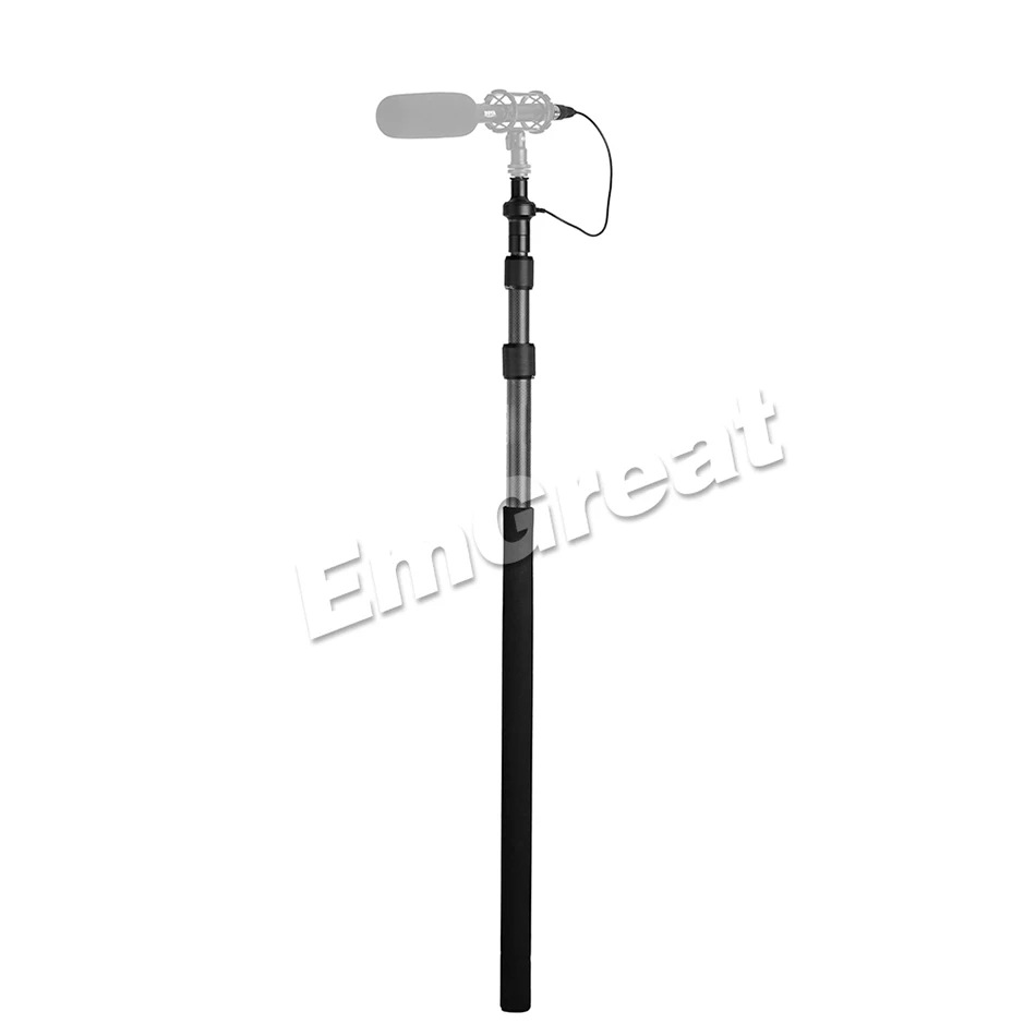 Boya BY-PB25 из углеродного волокна микрофон бумпулы с внутренним XLR кабелем 1 м(3,3 ') до 2,5 м(8,2') микро бум полюс
