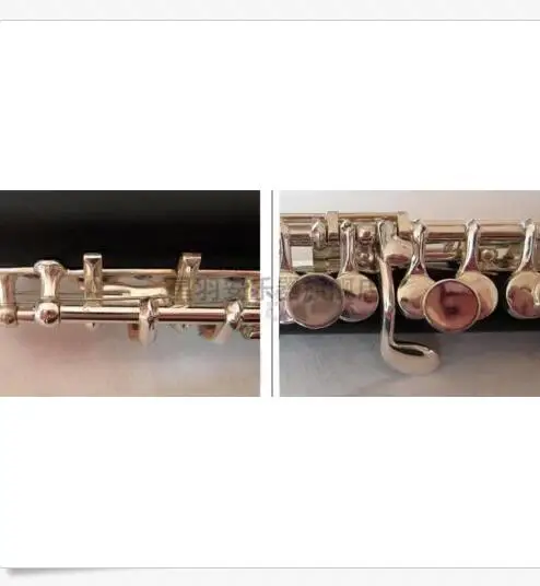 Professional Musicians Type Ebony Wood Piccolo C Key Silver Plated |