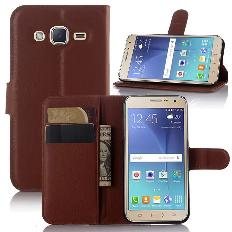 Чехол-бумажник чехол для Samsung Galaxy J2 J200 J200G J200Y J200F J200H J200M кожаный чехол-портмоне с откидной крышкой для Samsung Galaxy J2 00 чехол-бампер