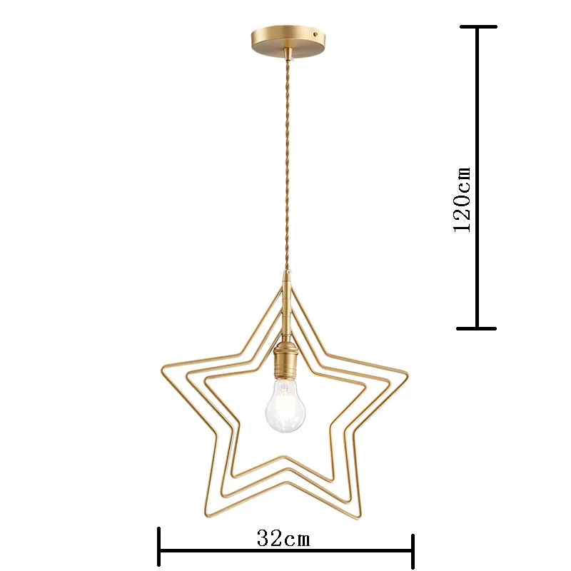 Подвесной светильник в скандинавском стиле с поворотом на 360 градусов