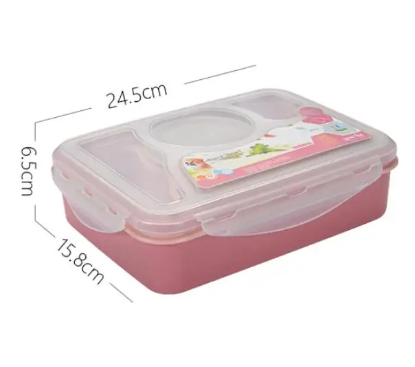 Большой объем 1000 мл пластиковый Ланч бокс для микроволновой печи Bento Box контейнер