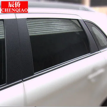 Для Mitsubishi ASX 2013- 6 шт./компл. высококачественный автомобильный Стайлинг автомобиля оконная декоративная планка для украшения аксессуары для автомобиля, покрытой качественным чехлом