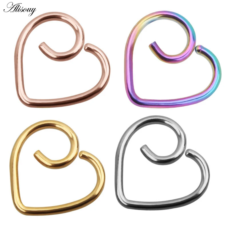Alisouy 1 шт. стальной пирсинг для пирсинга завитка уха ушной хрящ Rook bone nail Body Jewelry |