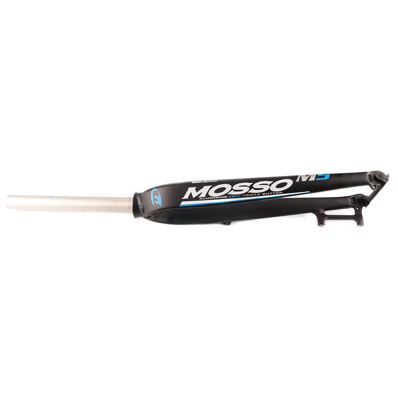 MOSSO M5 алюминиевый 7005 1-1/" Вилка для MTB дискового тормоза подходит 700C 29" 27," 26" - Цвет: black blue