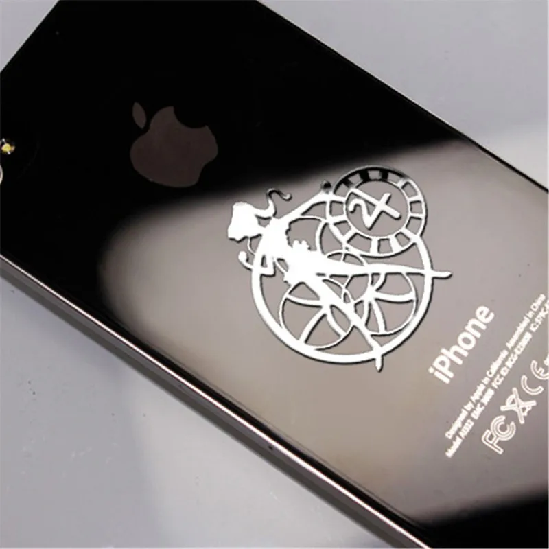 SIANCS 1 шт Сейлор Мун телефон стикер для iPhone XS Xiaomi Samsung аниме металлический ноутбука