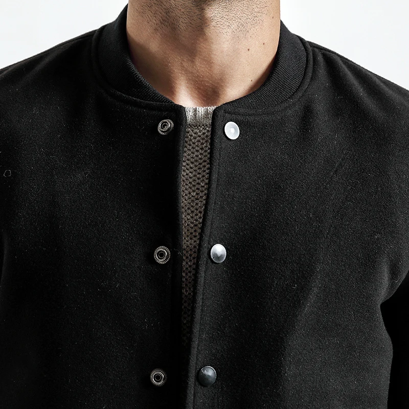 Мужская приталенная куртка SIMWOOD одежда для фитнеса и бейсбола из хлопка высокого