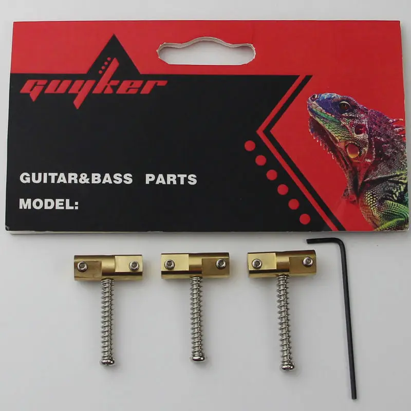 

Набор из трех зубцов для гитарных деталей WILKINSON, покрытых латунным мостом, Для TL