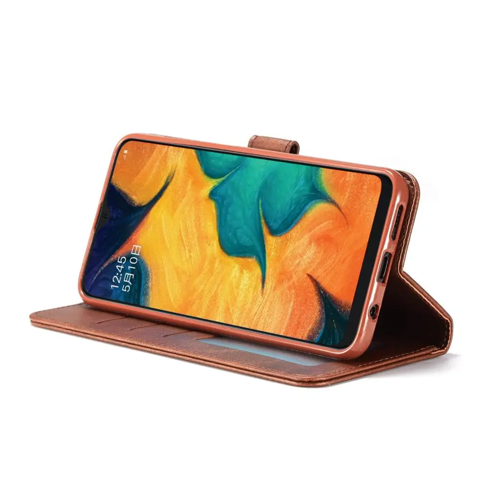 Чехол для Samsung Galaxy S20 Plus Ultra A70 A50 A40 A30 A20 A10 M10 M20 M30 кожаный чехол бумажник подставка