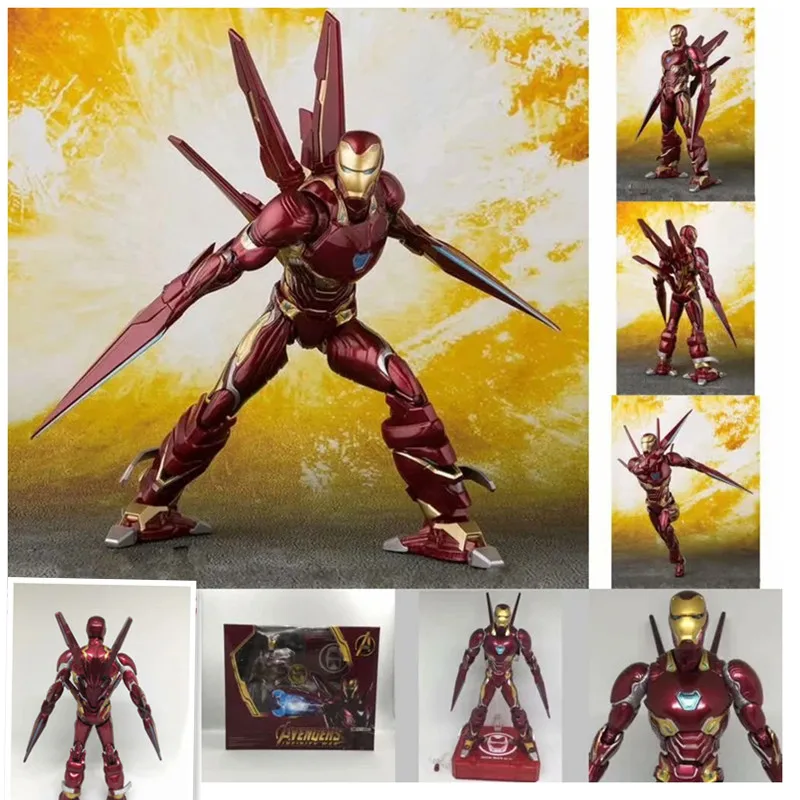 Новые Figuarts Мстители Бесконечность война Железный человек оружие издание MK50