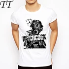 Футболка Masters Hitchcock мужская с коротким рукавом, Повседневная рубашка с круглым вырезом, уличная одежда, белый цвет, на лето