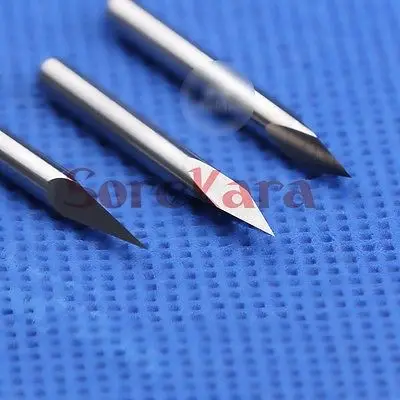 3.175*0.1mm 45 Degree 3 Edge Carbide Woodworking Tools Pypamid For CNC Router Machine Face Carving Bits | Инструменты