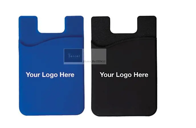 800 шт./лот оригинальный логотип 3 м силиконовый кошелек стикер для сотового