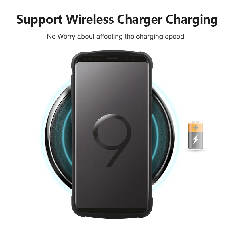 LUPHIE Противоударная подушка безопасности Чехол для samsung Galaxy S10 S9 S8 плюс примечание 9 S10e Роскошный чехол для samsung S8 S9 прозрачный чехол