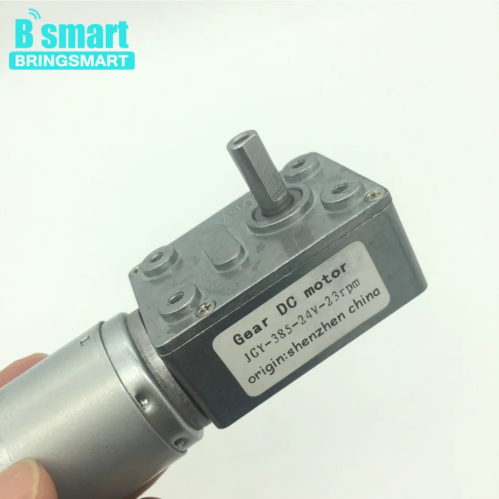 JGY385 8-200 об/мин червячный мотор с высоким крутящим моментом мотор редуктор электронный двигатель DIY часть вращающийся стол блокирующий механизм двери двигателя