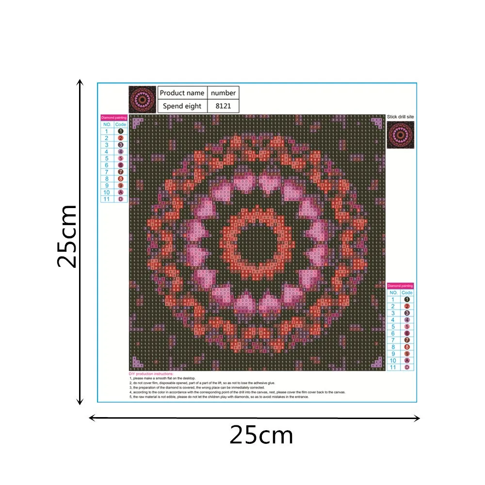 Набор для алмазной вышивки сделай сам набор из 20 шаблонов крестиком с рисунком
