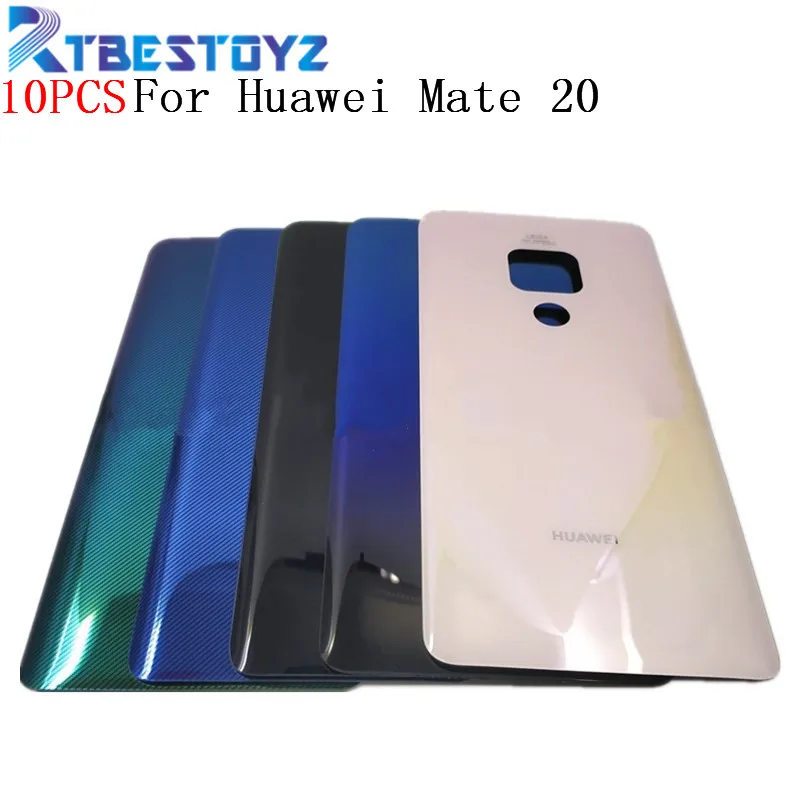 

10 шт./лот Оригинальное 3D стекло для Huawei Mate 20 Mate20 стеклянная задняя крышка батарейного отсека Корпус задняя дверь
