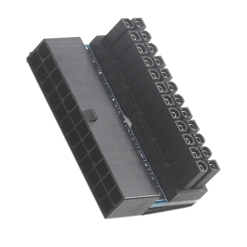ATX 24Pin гнездо к 24pin папа правый угол питания адаптер для рабочего