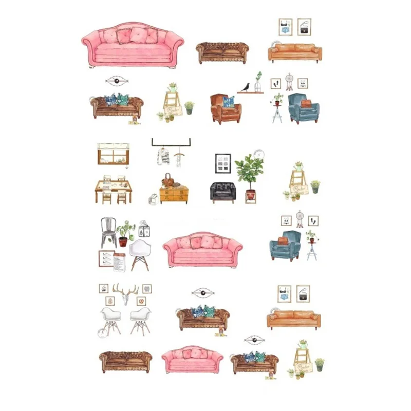 sz08211 2 шт. корейские милые, каваи, карандаши, синие чашки DIY скрапбукинга блокнот бумажные стикеры для книг планировщик стикер школьные офисные принадлежности - Цвет: sz08211