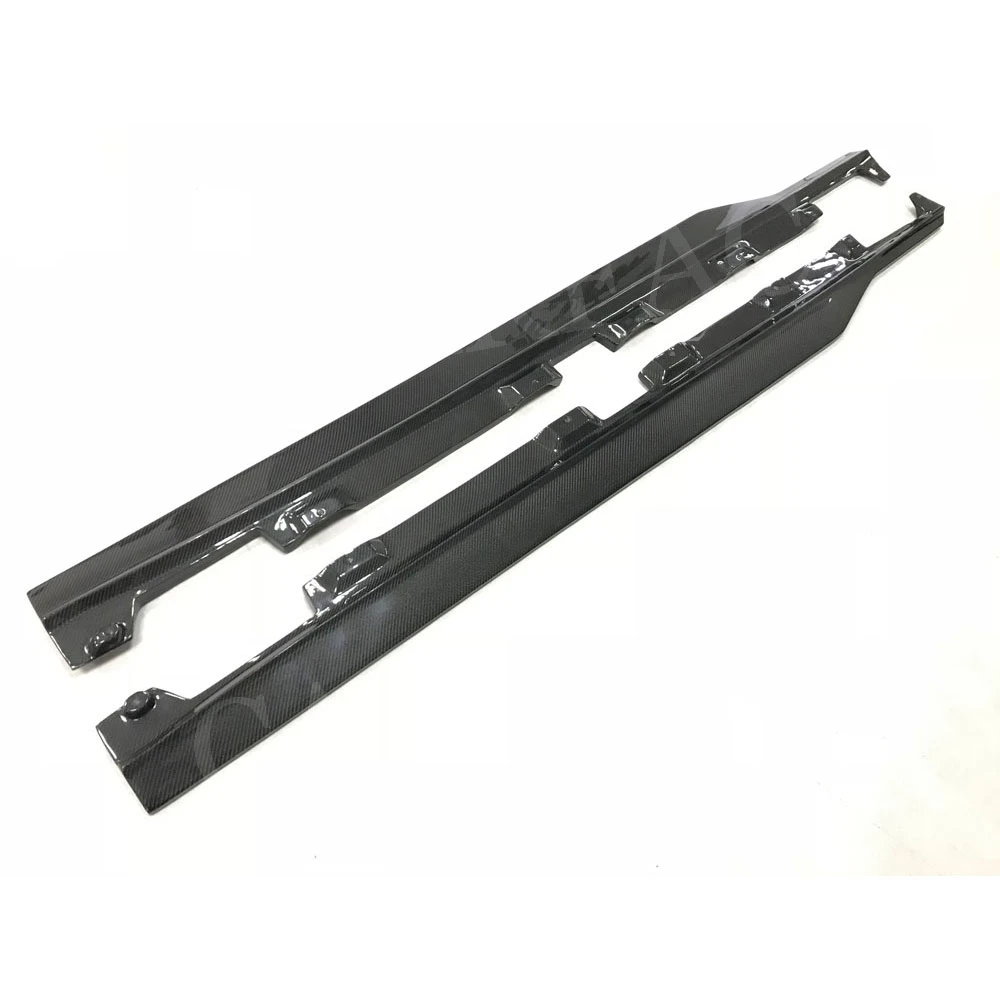 Боковые юбки из углеродного волокна комплект фартуков для Mercedes Benz AMG GT GTS GTR Coupe 2