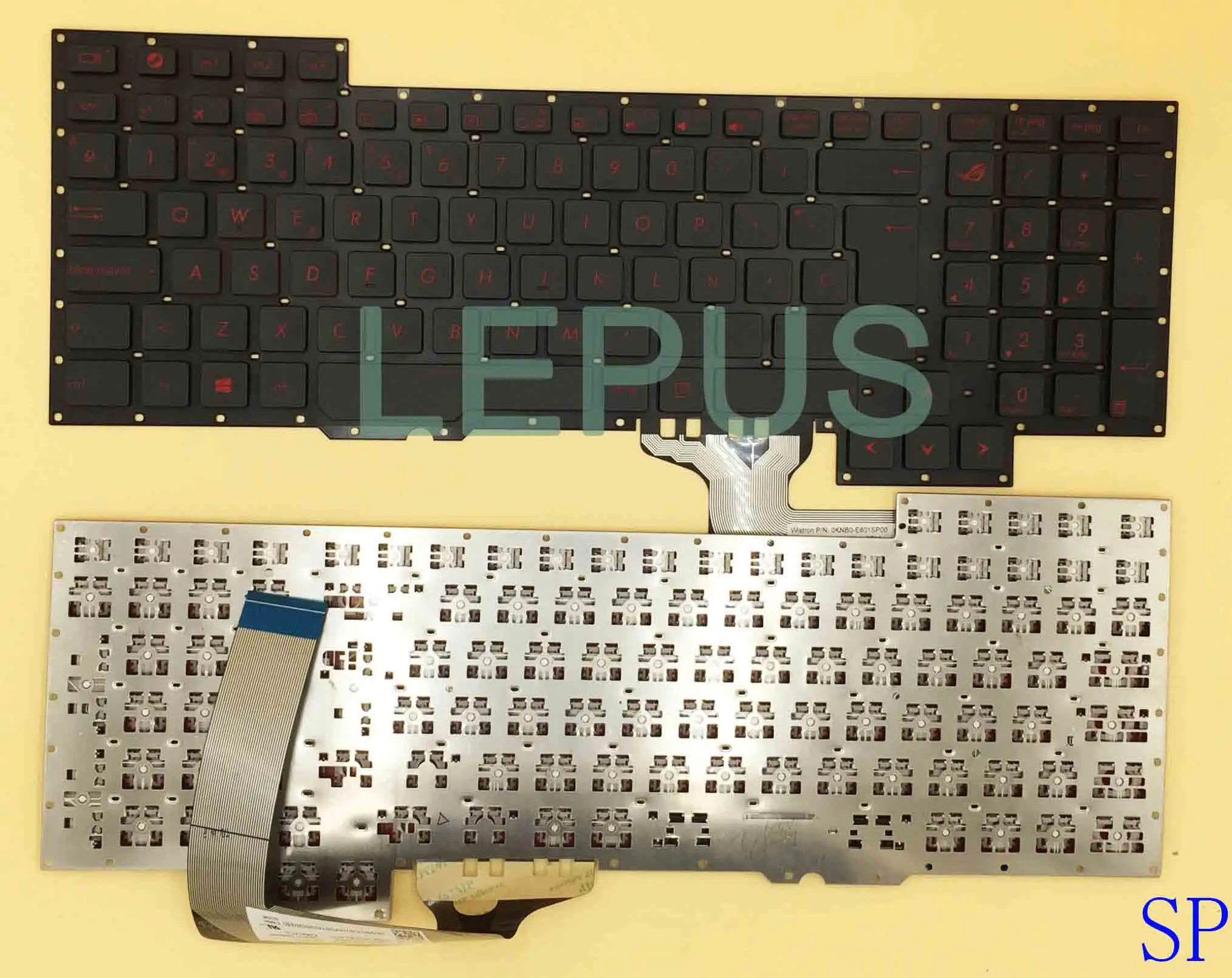 pink Новая клавиатура для ASUS G751J G751 G751JY G751JT G751JM арабский/чешский/русский/США/Великобритания/Испанский/JANANESE/Таиланд/немецкий/BULGAR - Цвет: pink