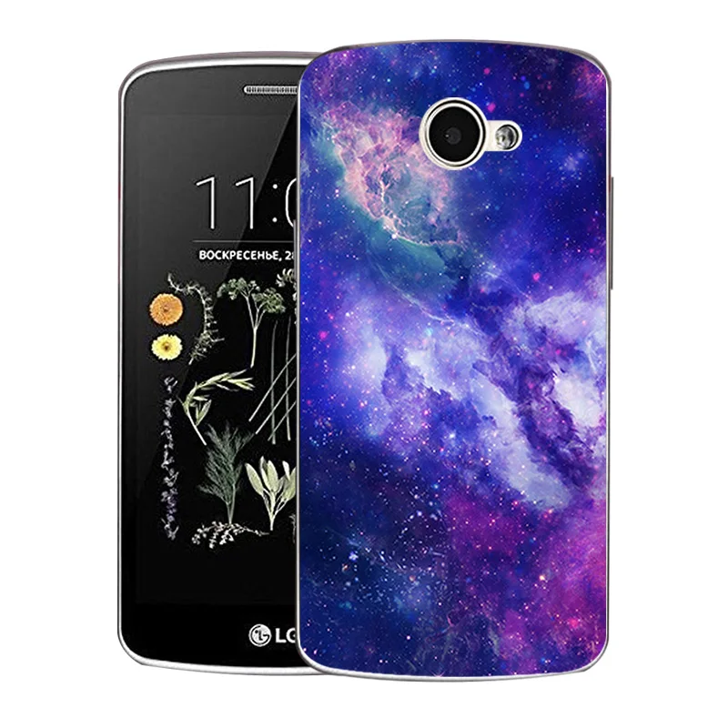 Чехол для LG K5 мягкий силиконовый чехол из ТПУ прозрачный s Scape с принтом мобильный