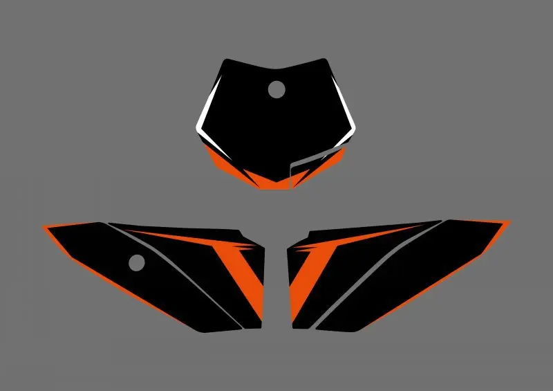 Новый Стиль команда мотоцикл Графика наклейки для KTM SX 50 2009 2010 2011 2012 2013|Наклейки и