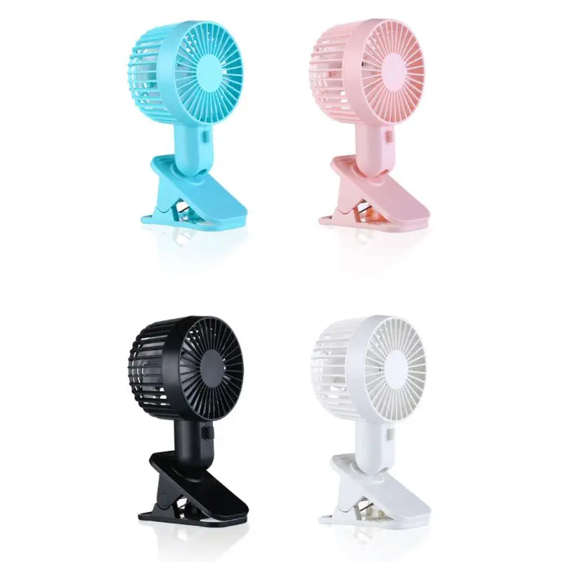 Fan Clip Electronic Double-Blade Air Cooling Table Adjustable USB Rechargeable Portable Home Office School | Бытовая техника