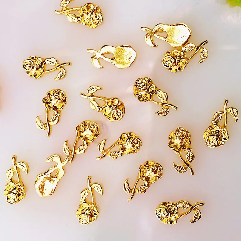 10 шт./пакет японский Новый 3d дизайн ногтей украшения металлические аксессуары