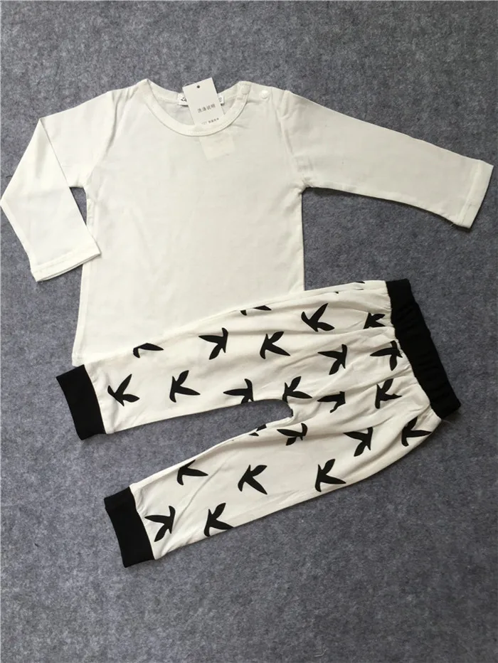 2017 new Arrivals 2pcs suit baby boy clothes T shirt + pants infant girl clothing set newborn | Детская одежда и обувь
