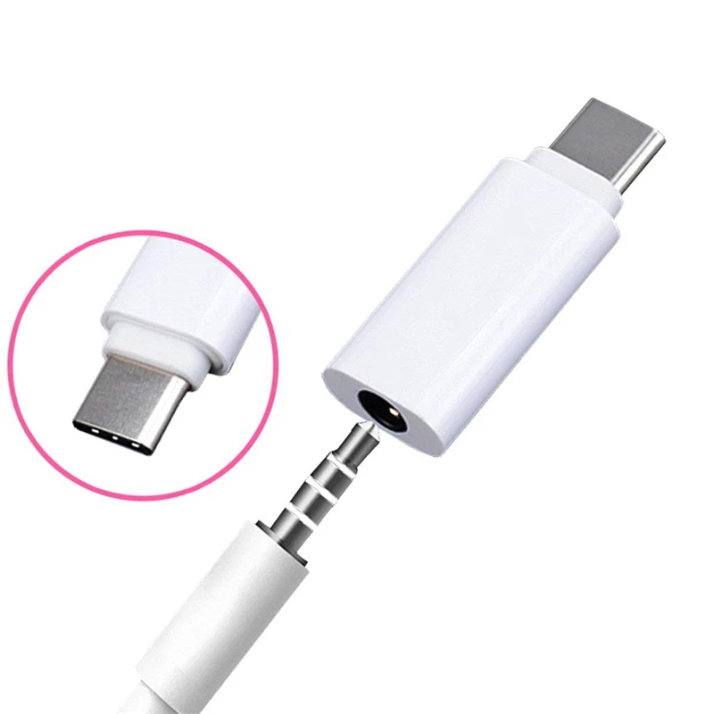 Кабель для наушников с разъемом USB C на 3 5 мм адаптер AUX Huawei Mate 20 lite P20 Pro Htc Xiaomi Mi 6 8