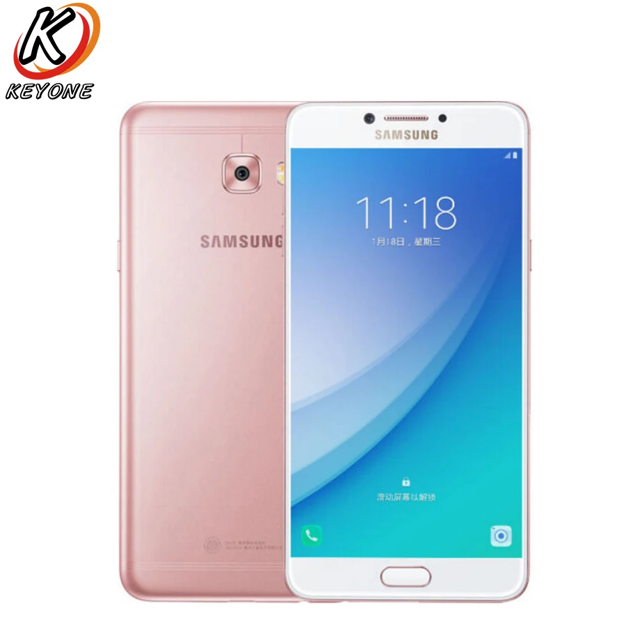 Samsung Galaxy C7 Pro C7010 мобильный телефон с 5 7 дюймовым дисплеем восьмиядерным