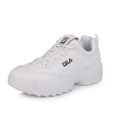 dad shoes new fashion lace-up round-toe breathable plaftorm sneakers dad sneakers women white shoes casual shoe