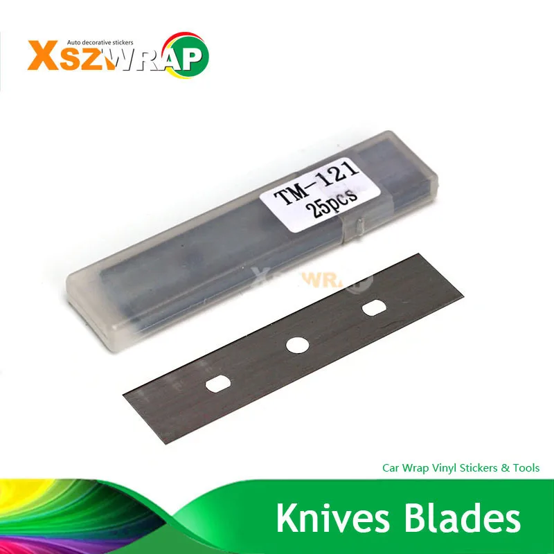 

10*2.2cm 25Pcs/Pack Blades Stainless Steel Replacement Blades For Scraper