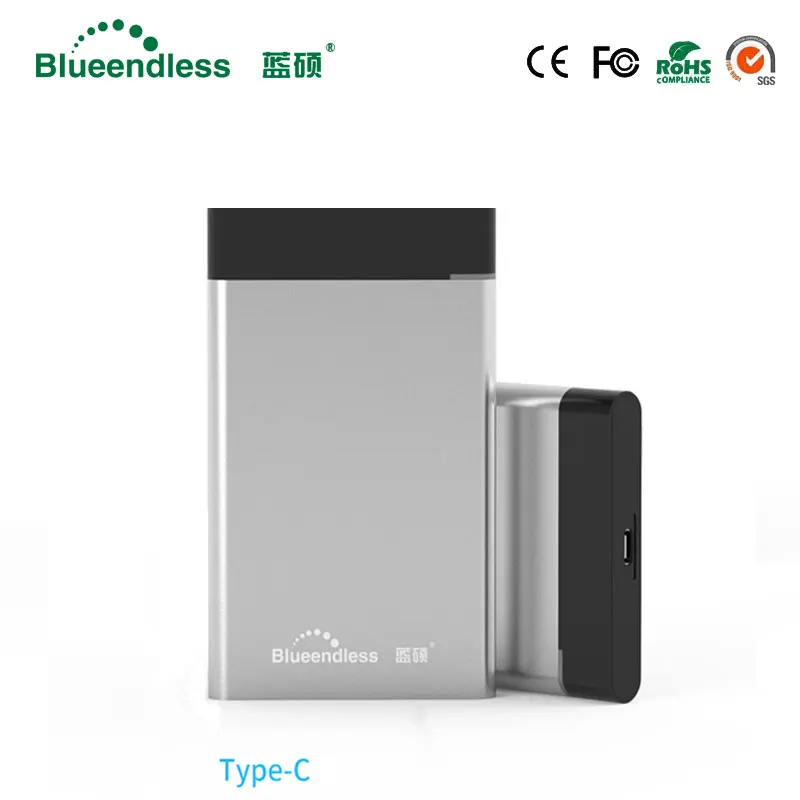 Blueendless BS-U23GC металлический корпус 2," HDD чехол USB 3,0 Gen 1 type-C To SATA 3,0 Супер Скоростной HDD Box HDD корпус адаптер