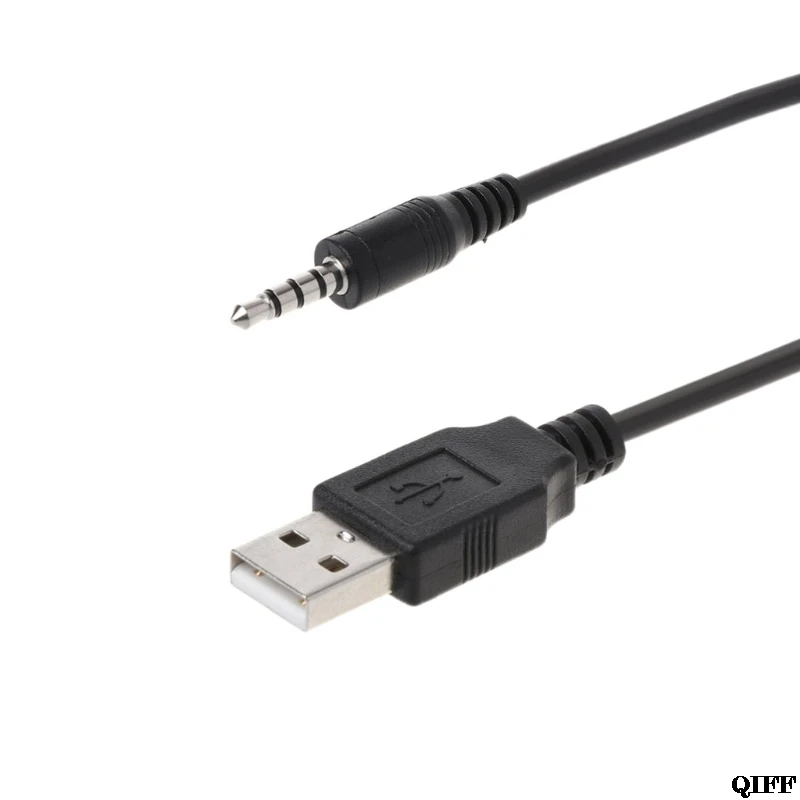 Автомобильный 3,5 мм AUX USB Удлинительный кабель, панель, разъем для наушников, адаптер для скрытого монтажа May06