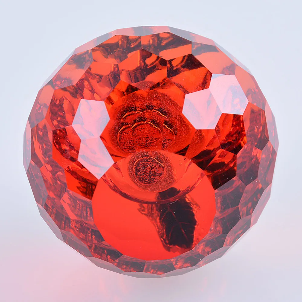 Лидер продаж на русском озерном голубом кристалле украшение apple paperweight