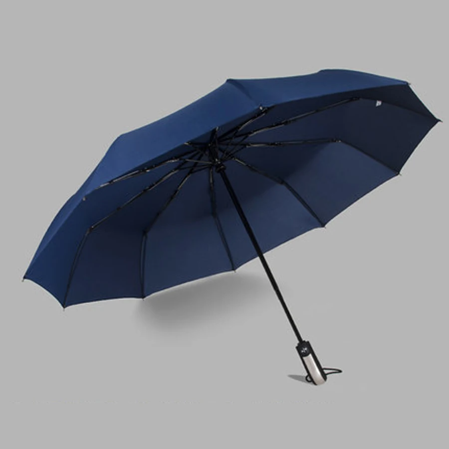 Women Automatic Umbrella Uv Black Large Wind Light Luxury Big Umbrellas Ladies Clear Strong Paraguas Corporate Gifts 40YS0058 | Дом и сад