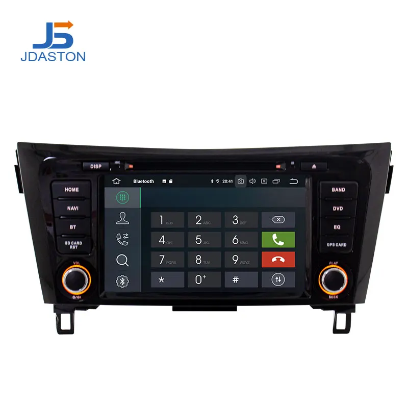 JDASTON Android 9 0 автомобильный мультимедийный плеер для Nissan qashqai X Trail 2014 2018 wifi DVD CD gps