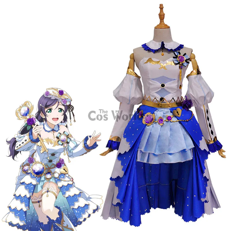 Любовь в прямом эфире Школа Idol Проекта Нозоми Тодзио камень платье равномерное