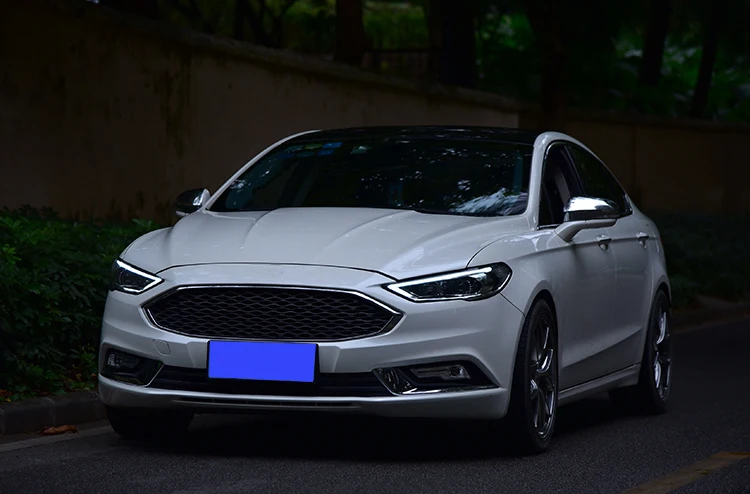 Автомобильные передние лампы для Ford Fusion Mondeo фары Биксеноновые лучевые линзы проектор Hid лампа с желтым поворотным знаком